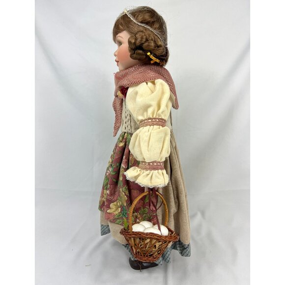 Show Stoppers Eric Porcelain Doll 20" Limited Edition 2500 Duck Basket Vintage 1 - Picture 5 of 12
